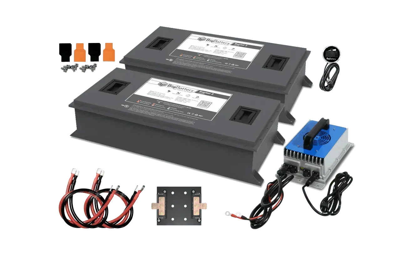 BigBattery 72V RAPTOR 2 LiFePO4 Battery | 7.68kWh | Game-Changing Power for Golf Carts