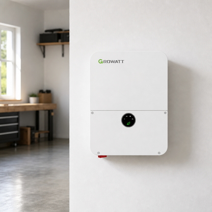 Growatt MIN 7600TL-XH-US — 7.6 kW Grid-Tie Solar Inverter lifestyle hero image