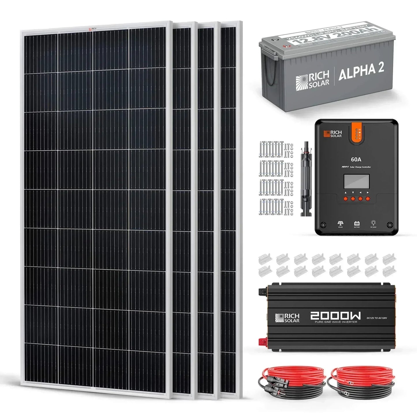 Rich Solar - 800 Watt Complete Solar Kit