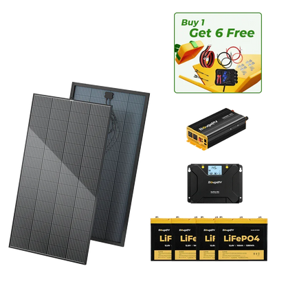 BougeRV 12V 800W High Watt Rigid Solar System Kit