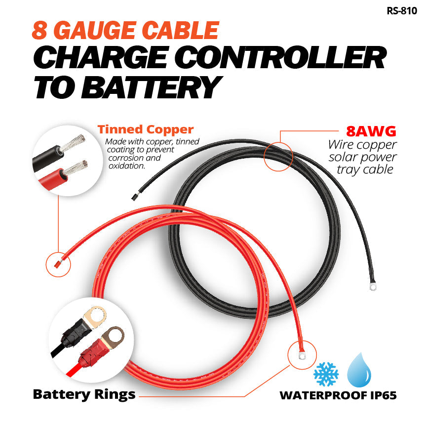 Extension Cable to Connect Charge Controller to BatterY