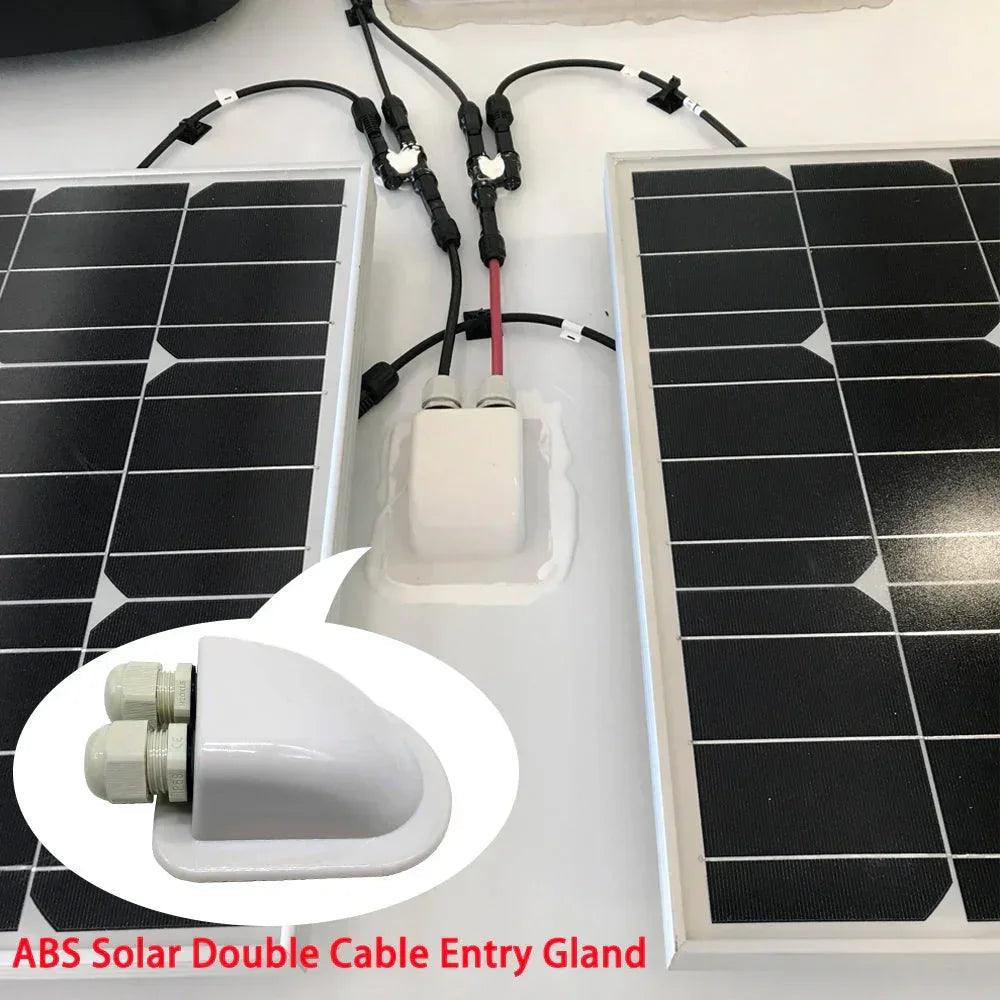 ACOPOWER 100W Mono Solar RV Kits + MPPT / PWM Charge Controller