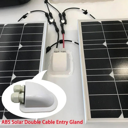 ACOPOWER 100W Mono Solar RV Kits + MPPT / PWM Charge Controller
