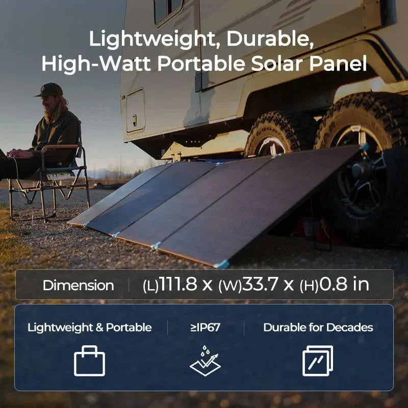 Renogy Solar Suitcase 400W Lightweight Portable Solar Panel