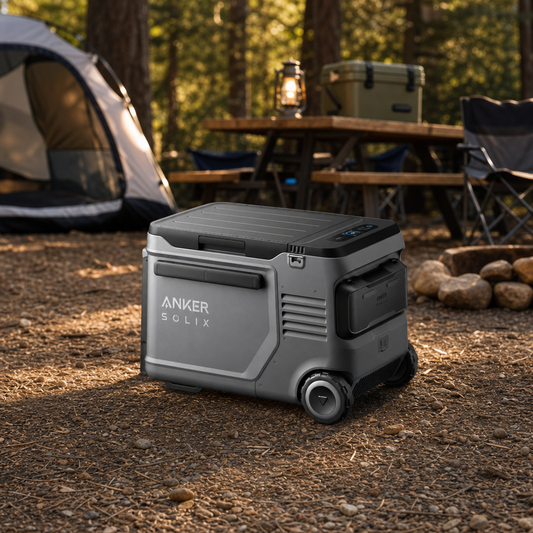 Anker SOLIX EverFrost 2 Portable Electric Cooler 288Wh lifestyle hero image