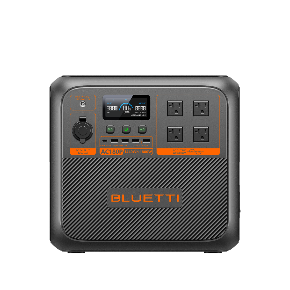 BLUETTI AC180P 1800W 1440Wh portable power station