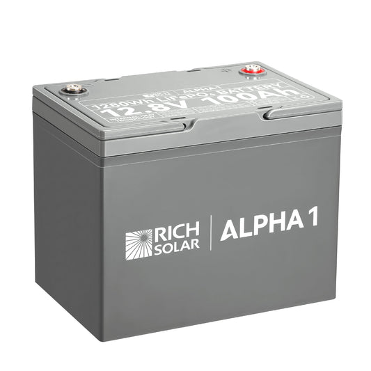 Rich Solar Alpha 1 12V 100Ah LiFePO4 Battery 1280Wh
