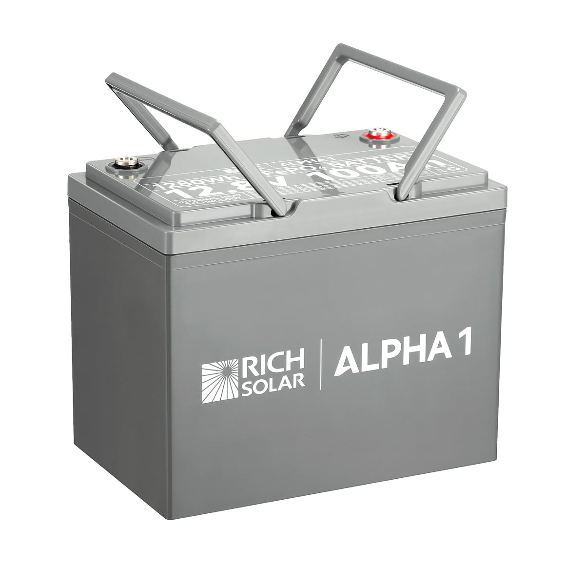 Rich Solar Alpha 1 12V 100Ah LiFePO4 Battery 1280Wh