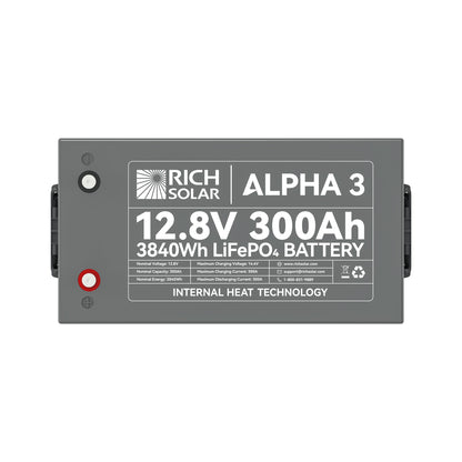ALPHA 3 | 12V 300Ah LiFePO4 Battery