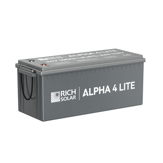Rich Solar Alpha 4 Lite 24V 100Ah LifePo4 Deep Cycle Battery