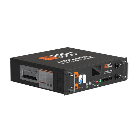 Rich Solar Alpha 5 Pro 100Ah LiFePO4 Server Rack Battery