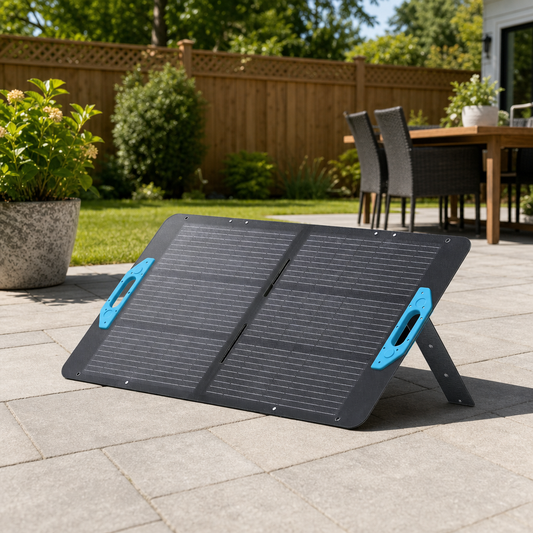Anker Solix Ps100 100 Watt Portable Solar Panel With Xt60 Connector lifestyle hero image