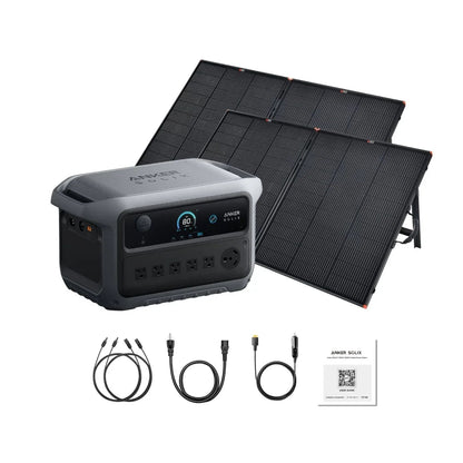 Anker SOLIX C2000 Gen 2 Portable Power Station | 2048Wh | 2400W | 800W Solar Input