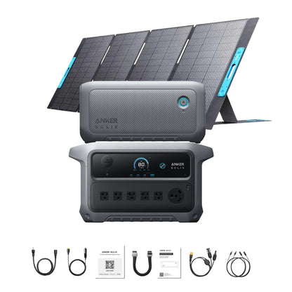 Anker SOLIX C2000 Gen 2 Portable Power Station | 2048Wh | 2400W | 800W Solar Input