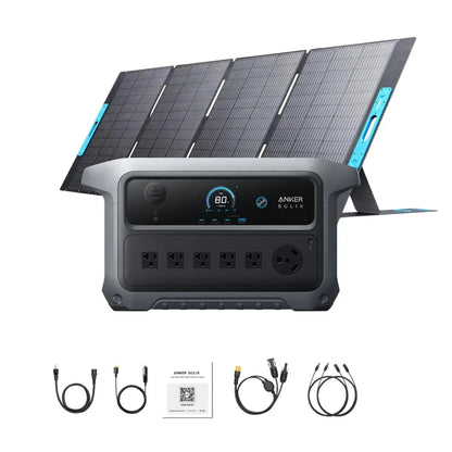 Anker SOLIX C2000 Gen 2 Portable Power Station | 2048Wh | 2400W | 800W Solar Input