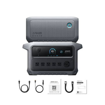 Anker SOLIX C2000 Gen 2 Portable Power Station | 2048Wh | 2400W | 800W Solar Input