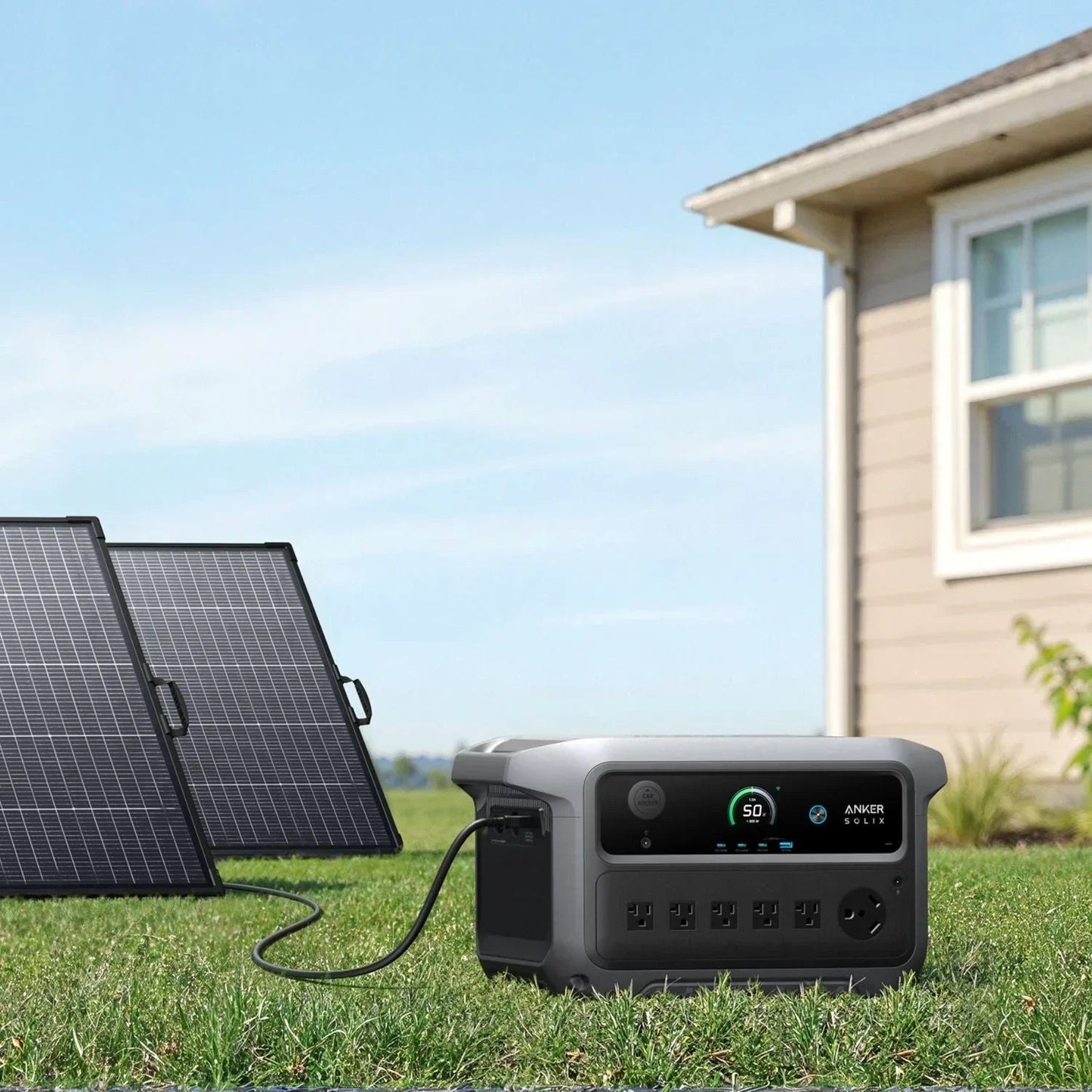 Anker SOLIX C2000 Gen 2 Portable Power Station | 2048Wh | 2400W | 800W Solar Input