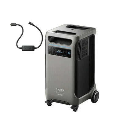 Anker SOLIX F3800 Plus Portable Power Station With Gas Generator Adapter Cable