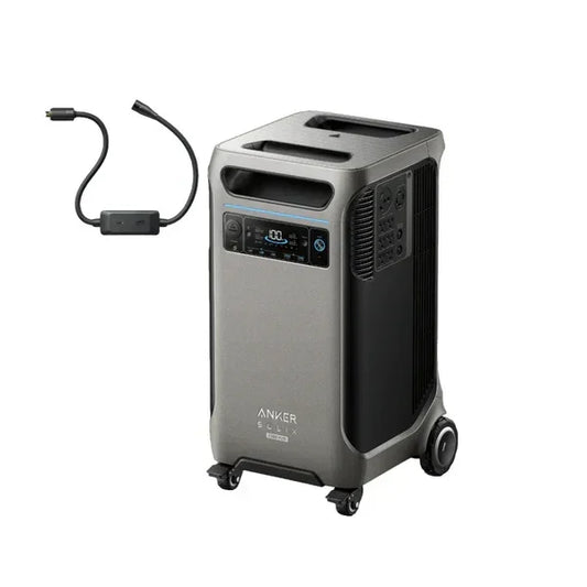 Anker SOLIX F3800 Plus Portable Power Station With Gas Generator Adapter Cable