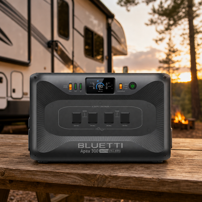 BLUETTI Apex 300 Portable Power Station 3840W 2764.8Wh lifestyle product image