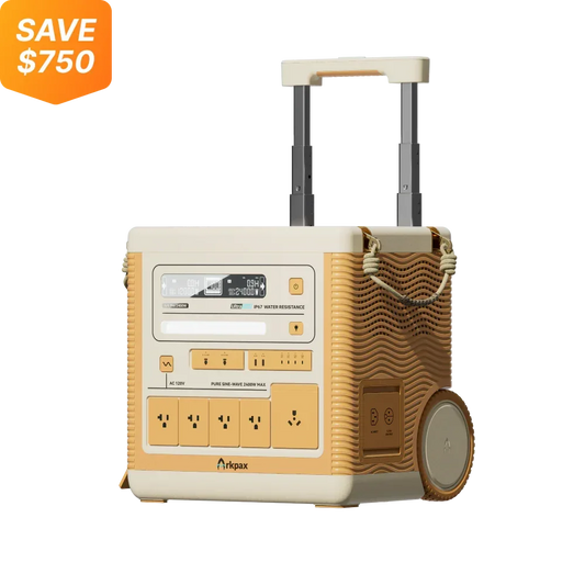 Arkpax Ark PRO 2400W: IP67 Rating Professional - Grade Portable Power Station