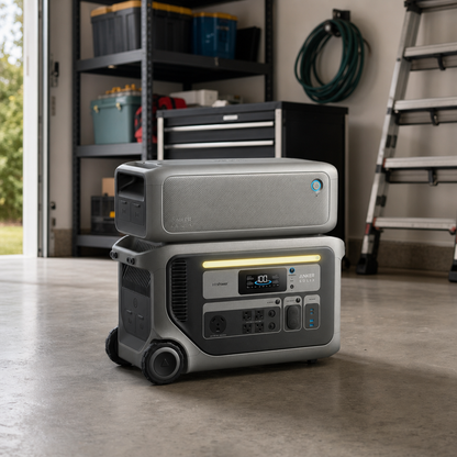 Anker SOLIX F3000 Portable Power Station With BP3000 Battery lifestyle hero image