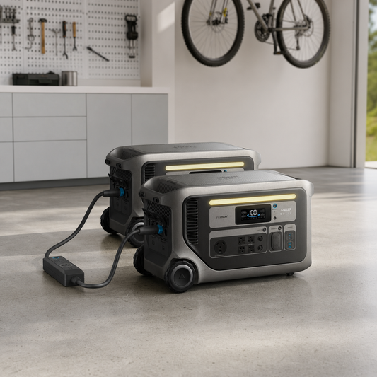Anker SOLIX F3000 Dual Portable Power Station With Hub lifestyle hero image