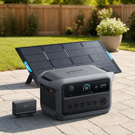 Anker SOLIX C2000 Gen2 Portable Power Station With 400W Solar Panel lifestyle hero image