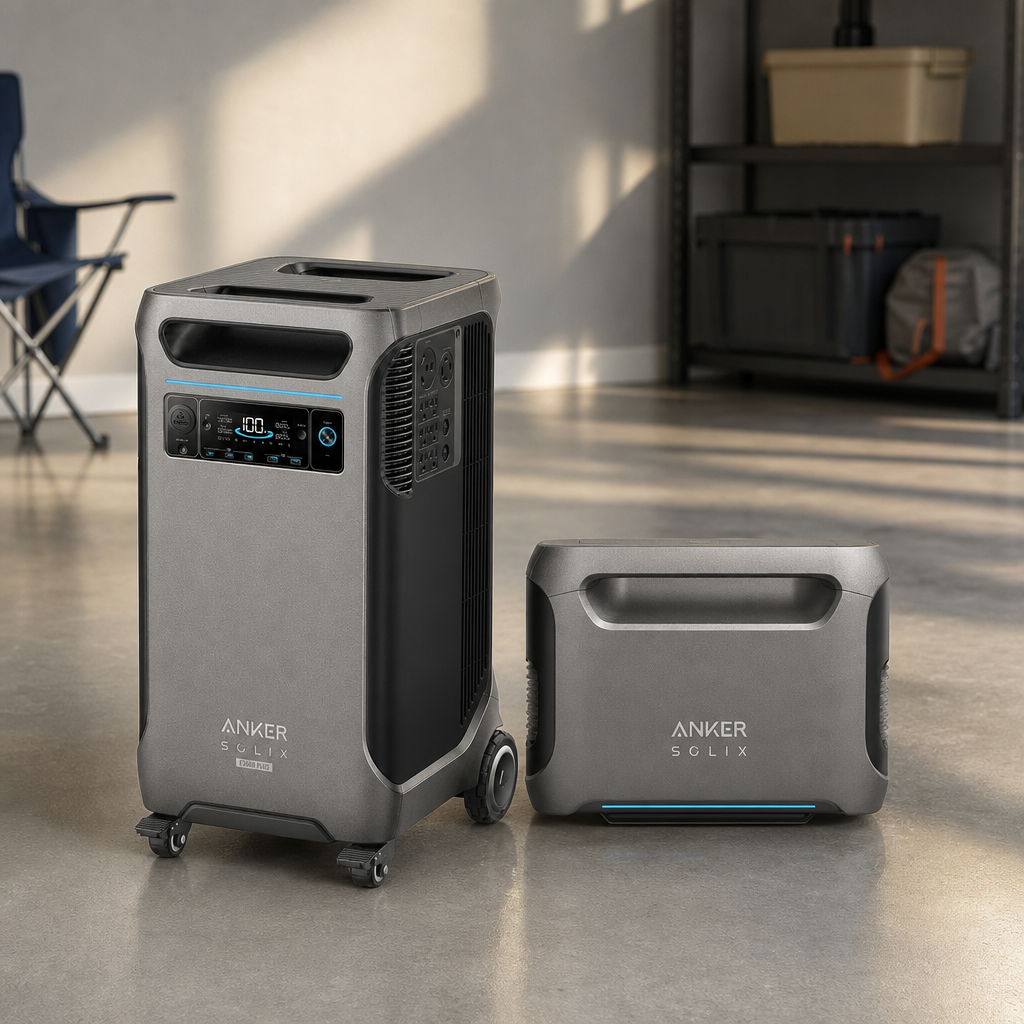 Anker SOLIX F3800 Plus Portable Power Station With Extra Battery lifestyle hero image