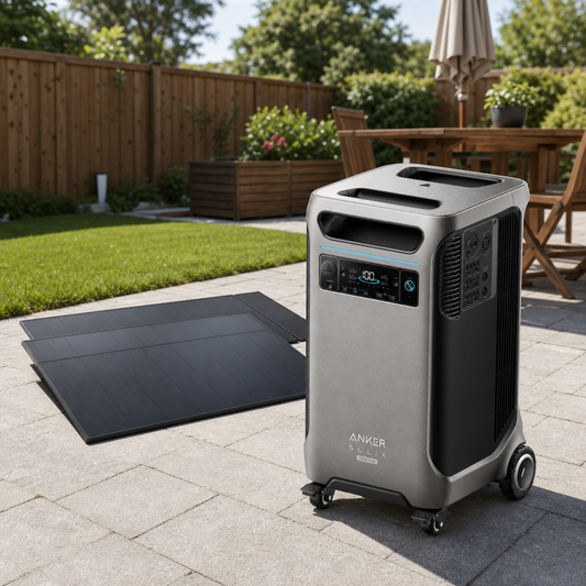 Anker Solix F3800 Plus Portable Power Station With 440 Watt Solar Panel lifestyle hero image