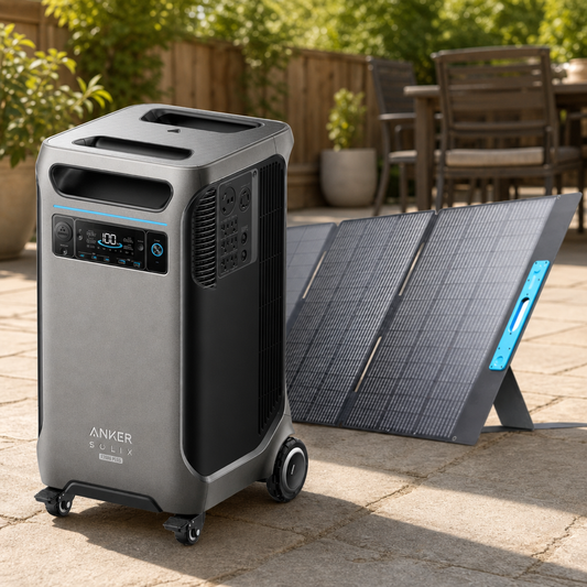 F3800 Plus+400W Bifacial Solar Panel lifestyle hero image