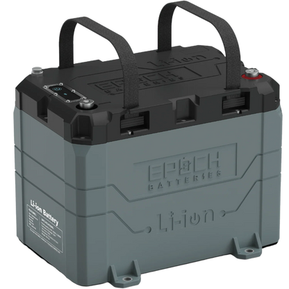 Epoch Batteries 24V 100Ah LiFePO4 Lithium Battery - Bluetooth, Heating, Waterproof