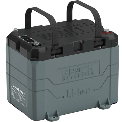 Epoch Batteries 24V 100Ah LiFePO4 Lithium Battery - Bluetooth, Heating, Waterproof