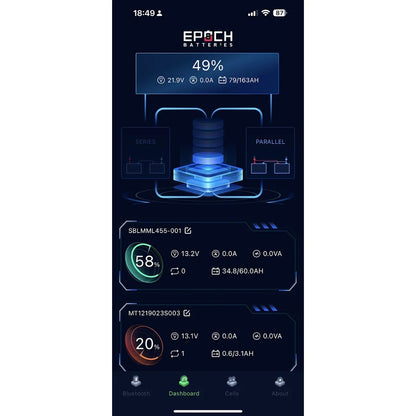 Epoch Batteries 48V 230Ah - LiMax Series - Lithium (LiFePO4) Golf Cart Battery - Complete Kit