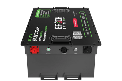 Epoch Batteries 48V 230Ah - LiMax Series - Lithium (LiFePO4) Golf Cart Battery - Complete Kit