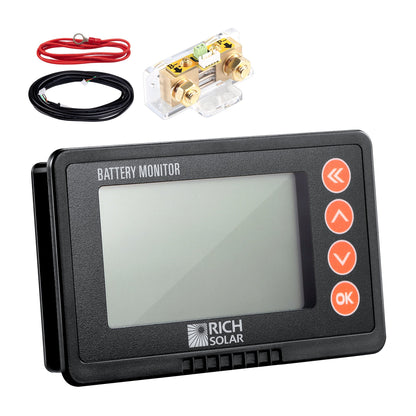 500 Amp Battery Monitor with Shunt