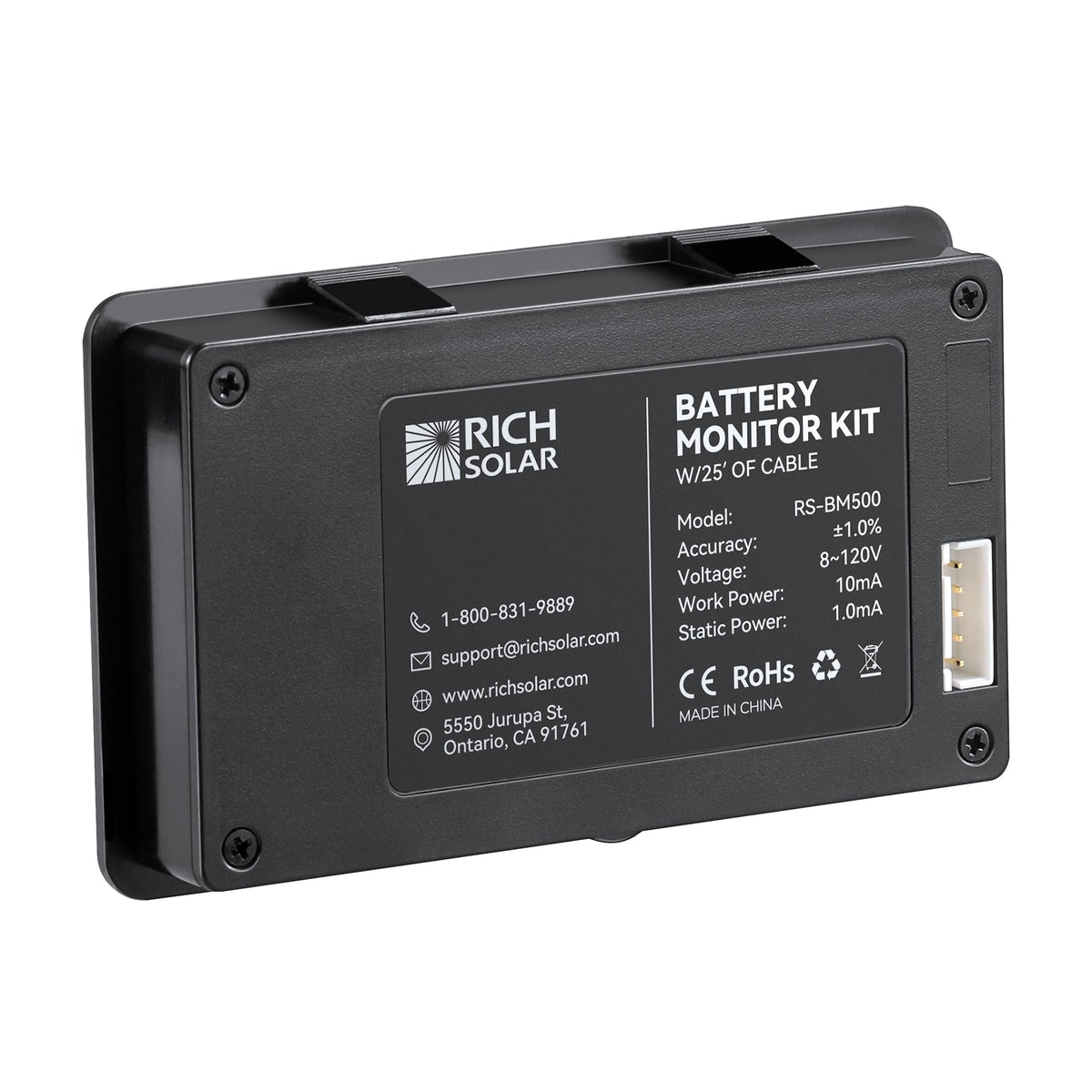 500 Amp Battery Monitor with Shunt