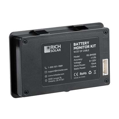 500 Amp Battery Monitor with Shunt