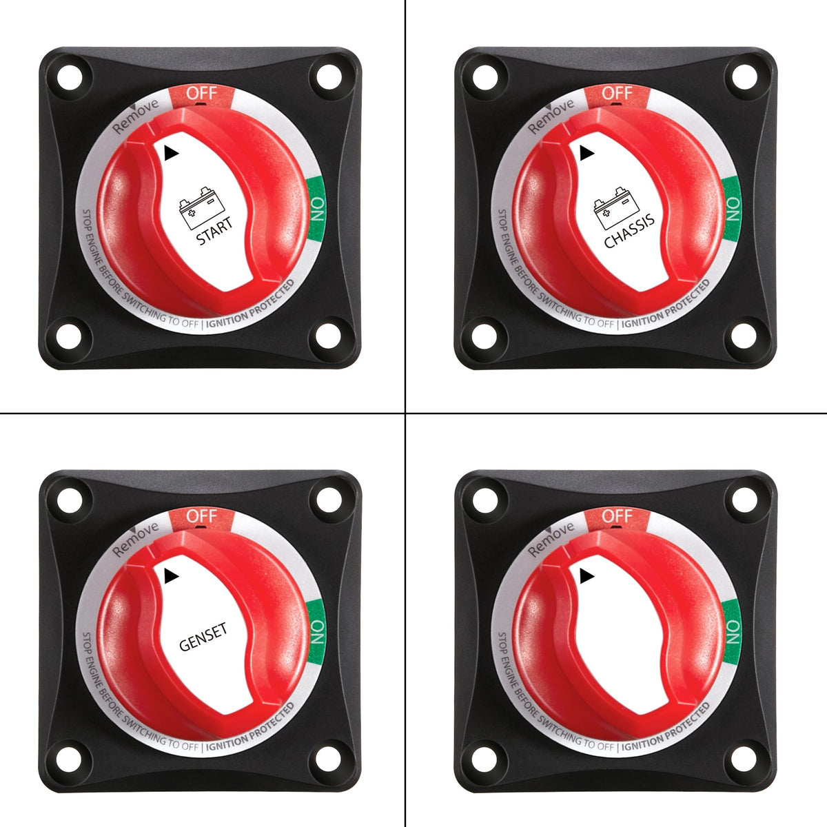 275A On/Off Battery Switch | 275 Amp DC Switch with Removable Knob for Isolation and Safety | Easy Install