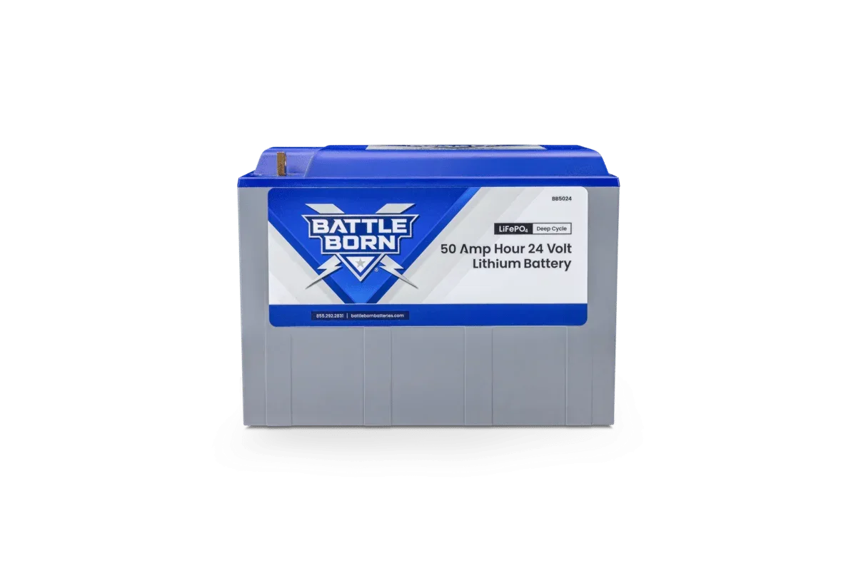 Battle Born 50Ah 24V LiFePO4 Deep Cycle Battery