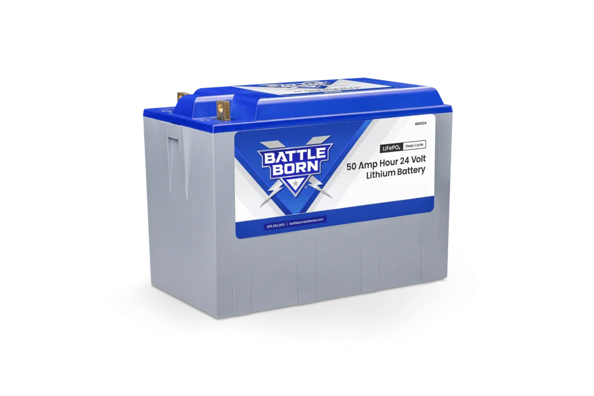 Battle Born 50Ah 24V LiFePO4 Deep Cycle Battery