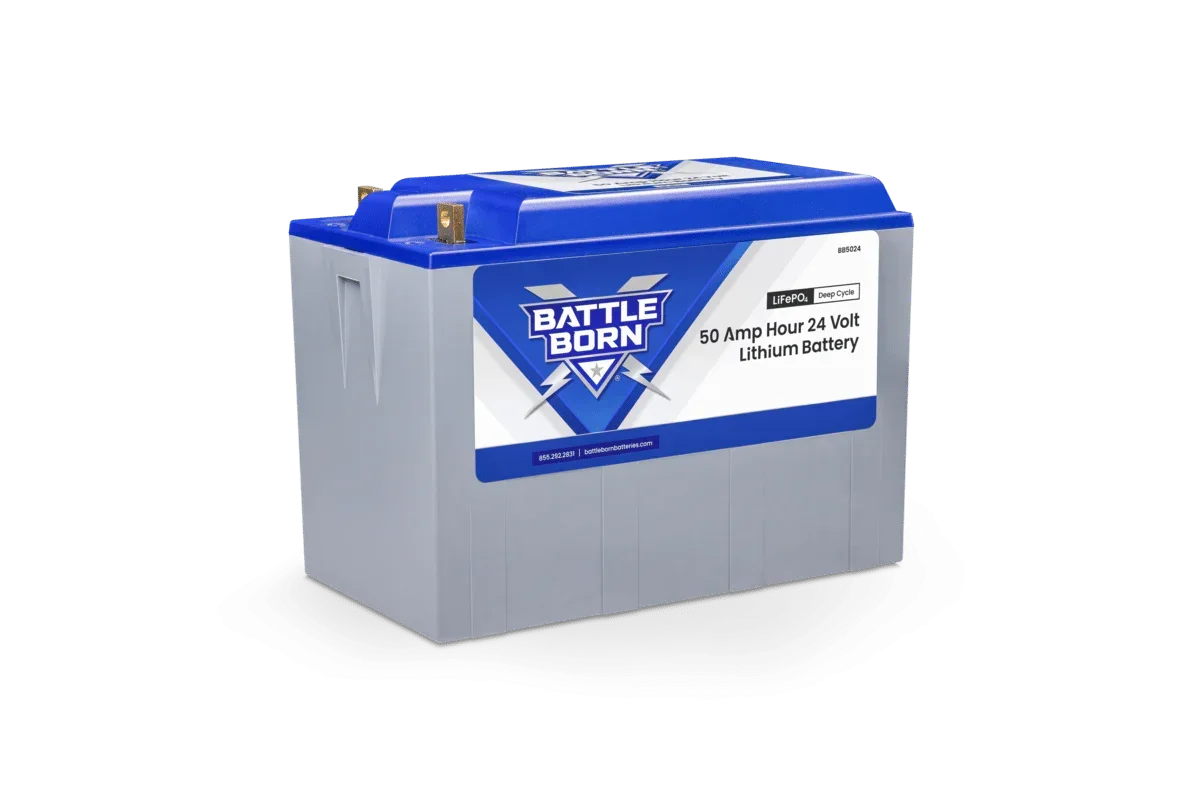 Battle Born 50Ah 24V LiFePO4 Deep Cycle Battery