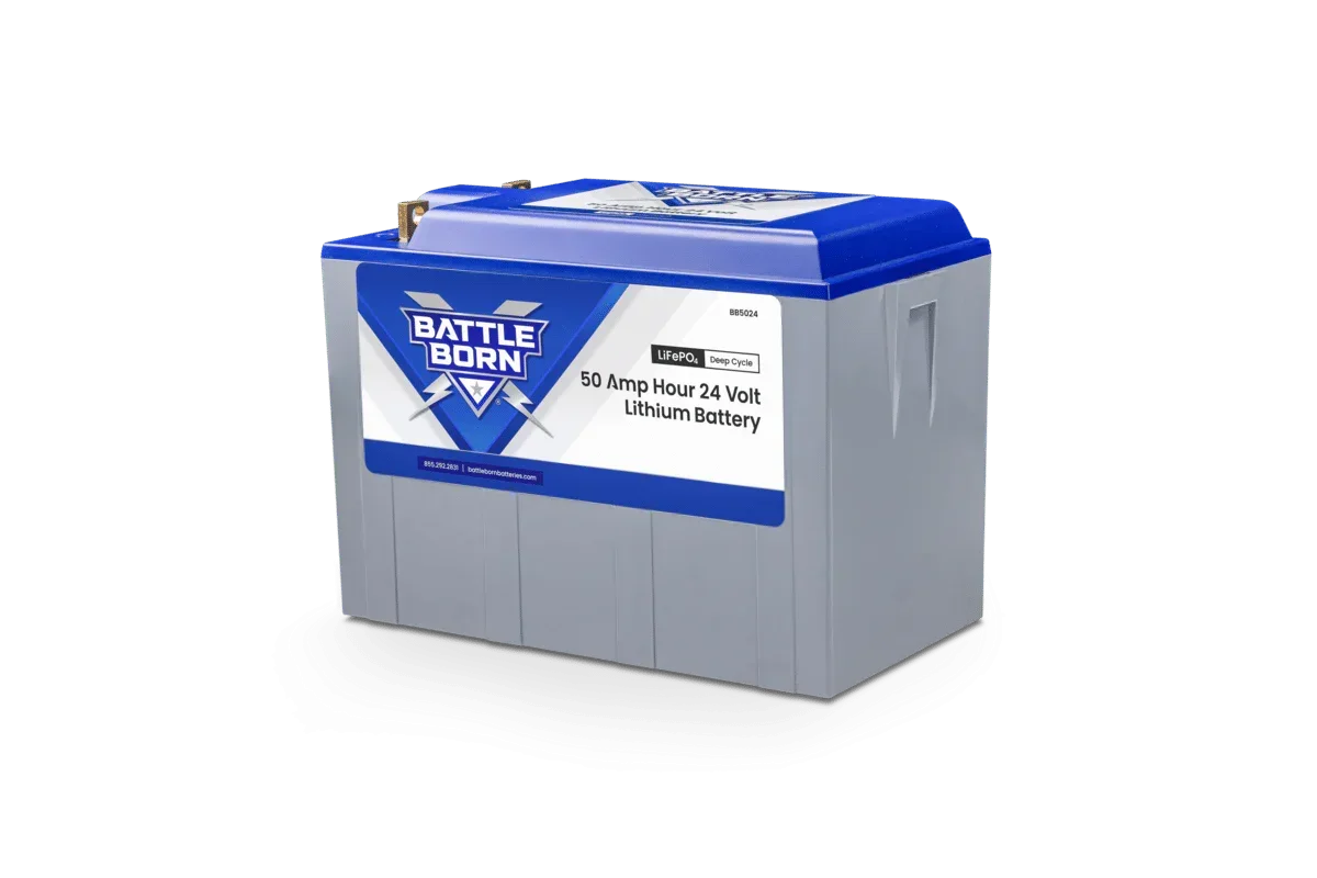 Battle Born 50Ah 24V LiFePO4 Deep Cycle Battery