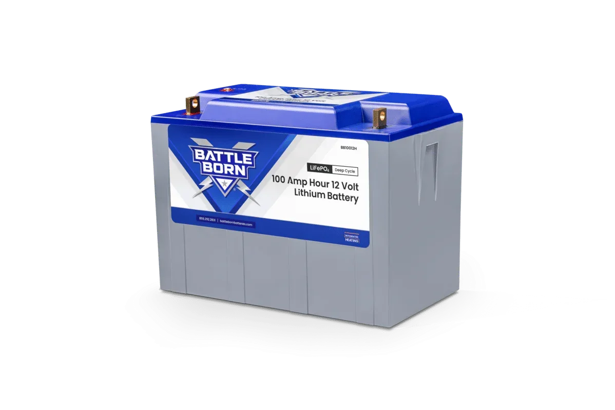 Battle Born 100Ah 12V LiFePO4 Heated Battery Kit