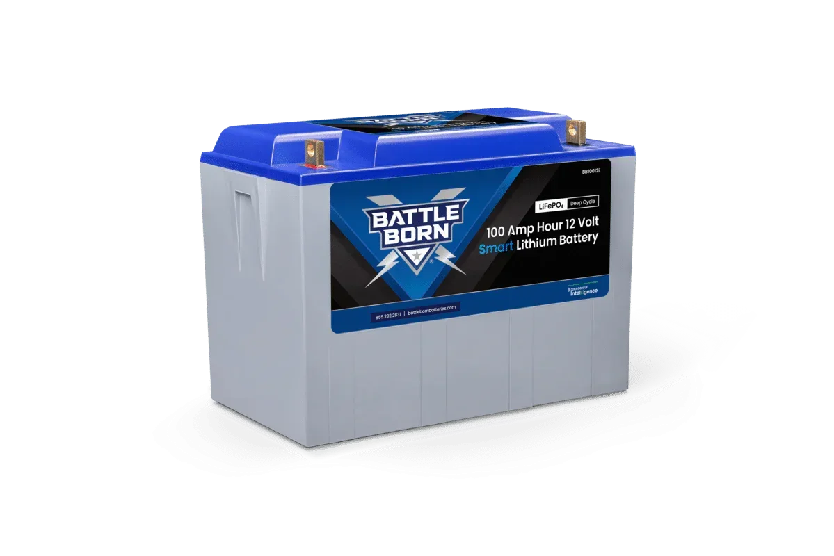 Battle Born 100Ah 12V Smart LiFePO4 Deep Cycle Battery