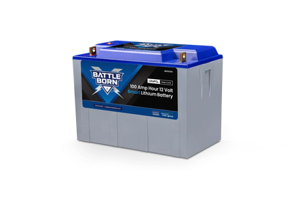 Battle Born 100Ah 12V Smart Heated LiFePO4 Deep Cycle Battery Kit