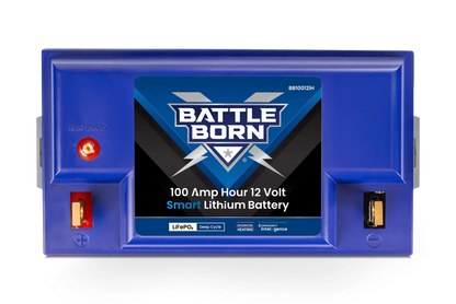 Battle Born 100Ah 12V Smart Heated LiFePO4 Deep Cycle Battery Kit