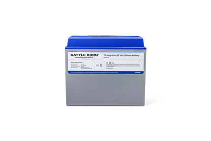 Battle Born 75Ah 12V Group 24 LiFePO4 Deep Cycle Battery