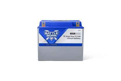 Battle Born 75Ah 12V Group 24 LiFePO4 Deep Cycle Battery