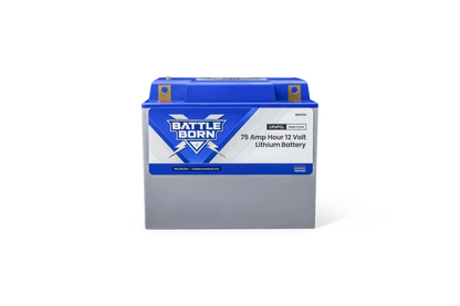 Battle Born 75Ah 12V Group 24 LiFePO4 Heated Battery Kit